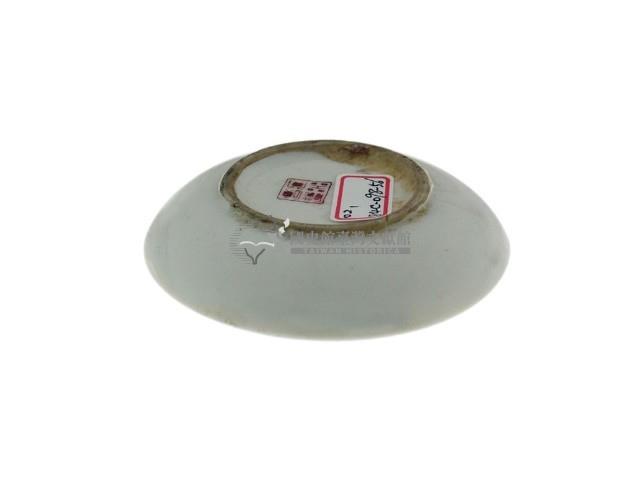 白地印花彩繪折枝玫瑰紋瓷碟藏品圖，第2張