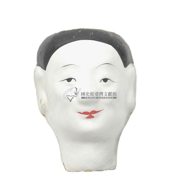 紙紮人臉孔紙糊面具藏品圖，第2張