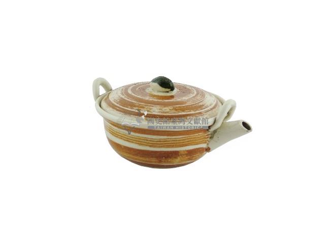 褐釉蓋碗壺藏品圖，第2張