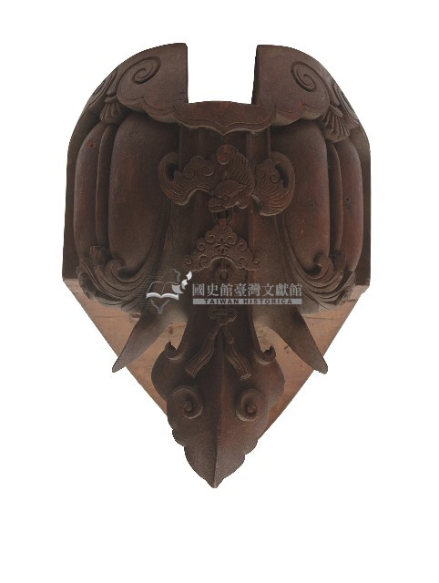 蝙蝠銜帶木吊筒一對藏品圖，第2張
