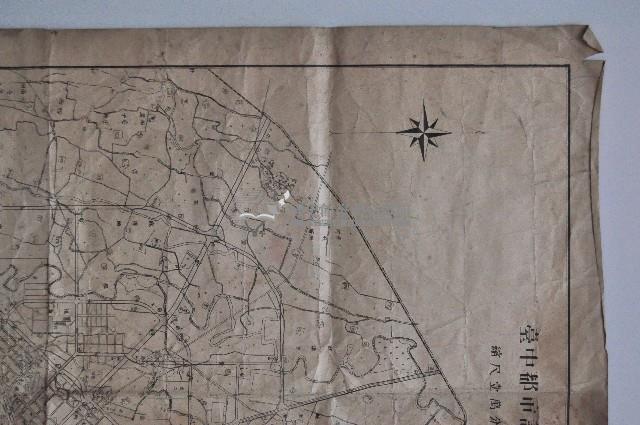 昭和十八年壹萬分之一臺中都市計畫圖藏品圖，第2張