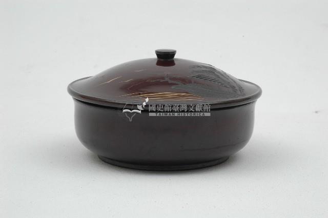 木胎圓形黑漆地蓋椀藏品圖，第2張