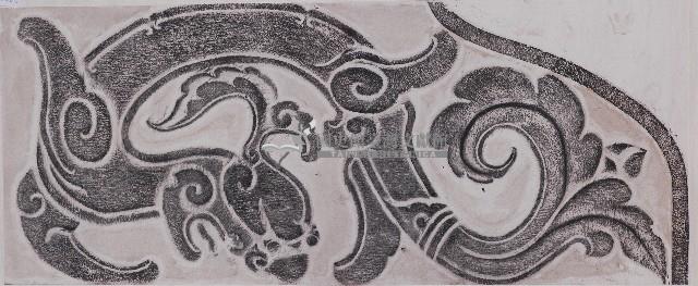 王得祿墓碑肩石龍虎紋飾拓本藏品圖，第2張