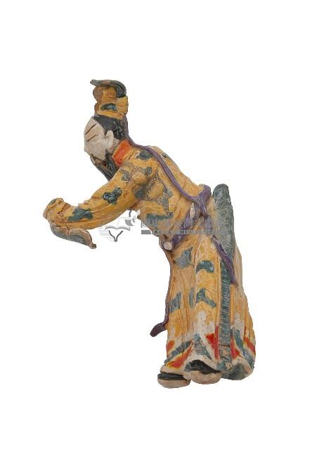 作揖男性交趾陶藏品圖，第2張