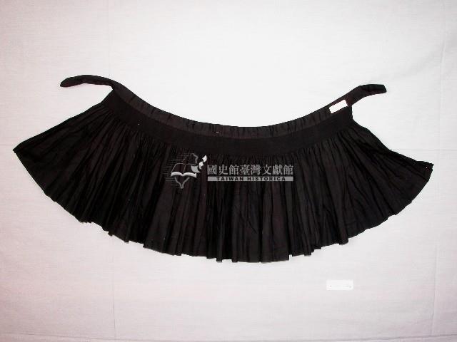 排灣族黑色素面下身半裙藏品圖，第2張