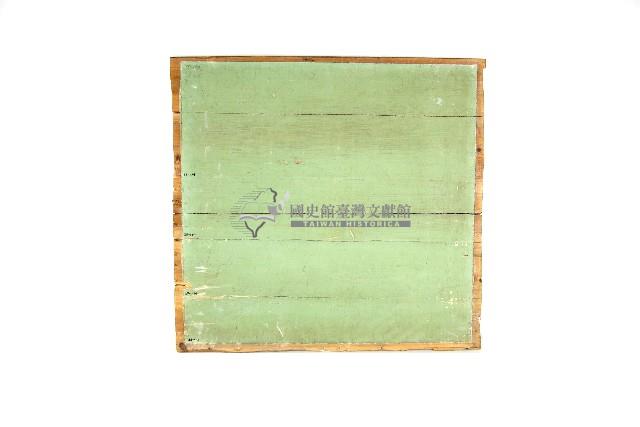 陳登科傅色油彩拜壽圖木板壁畫藏品圖，第2張