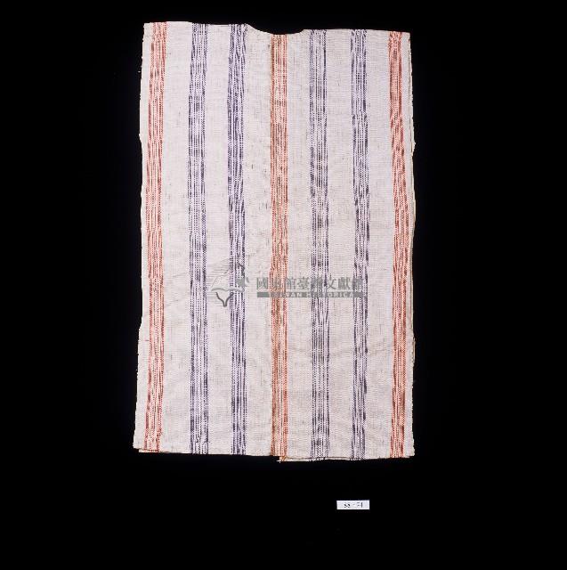 賽夏族麻布方衣藏品圖，第2張