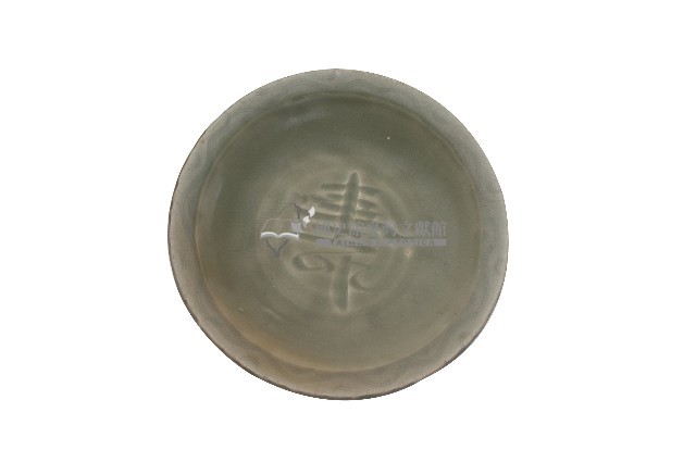 青釉壽字款盤（海撈瓷器）藏品圖，第2張