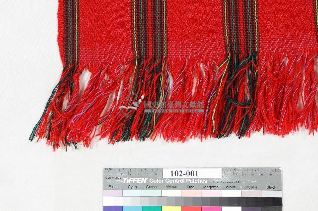 賽德克族紅色織品布藏品圖，第2張