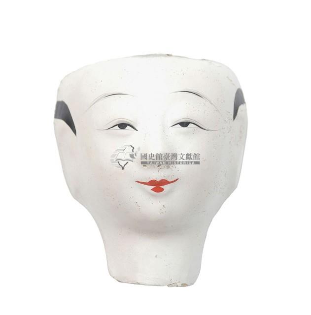 紙紮人臉孔紙糊面具藏品圖，第2張