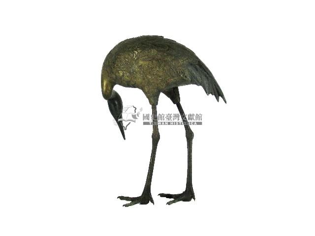 銅鶴立像藏品圖，第2張