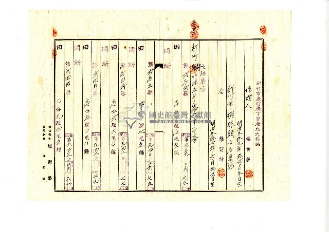 昭和十八年陳琪祥所作的抵當權設定保證書藏品圖，第2張