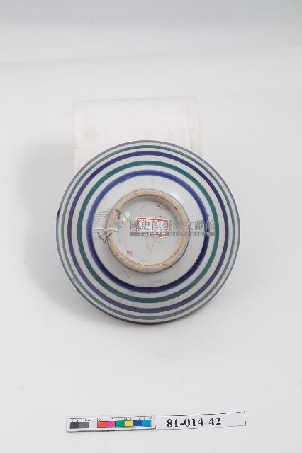 釉上彩線紋飛鳥水波紋碗藏品圖，第2張