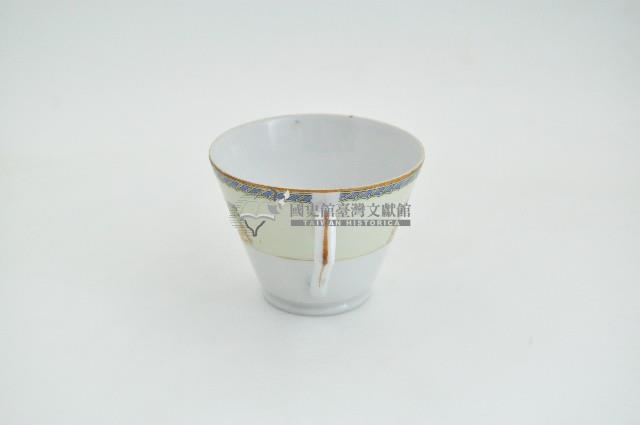 醬口五彩貼花折枝花卉紋咖啡杯藏品圖，第2張