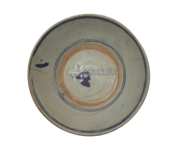 青花簡筆山水紋碗藏品圖，第2張