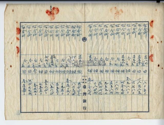 昭和九年廖溫仁等二人賣渡契約書藏品圖，第2張