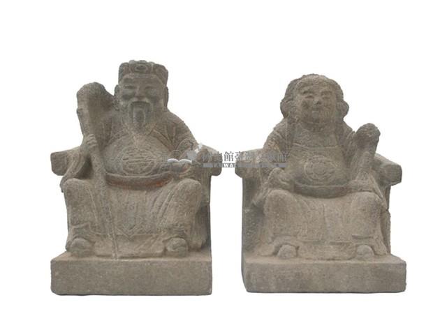 石雕土地公像藏品圖，第2張