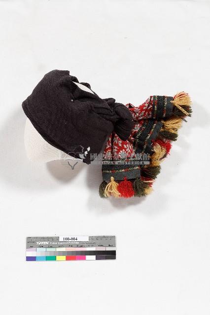 魯凱族女頭飾襯布藏品圖，第2張