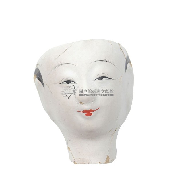 紙紮人臉孔紙糊面具藏品圖，第2張