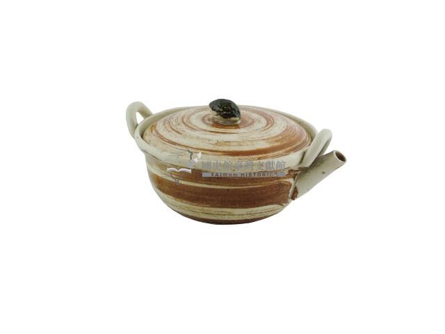 褐釉蓋碗壺藏品圖，第2張