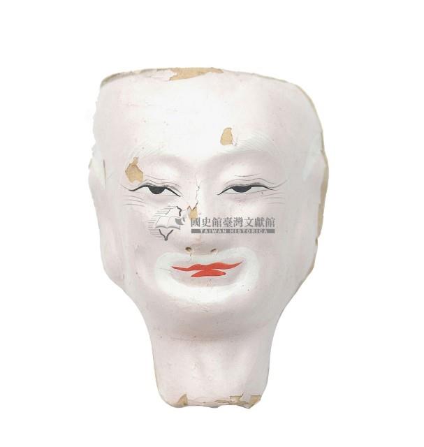 紙紮人臉孔紙糊面具藏品圖，第2張