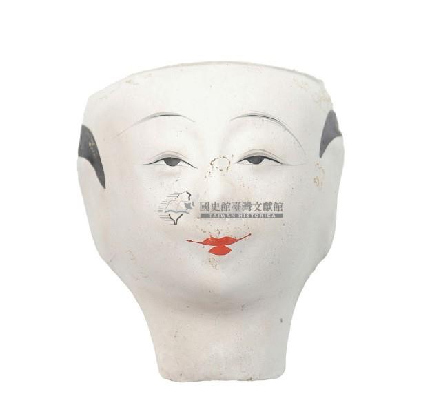 紙紮人臉孔紙糊面具藏品圖，第2張