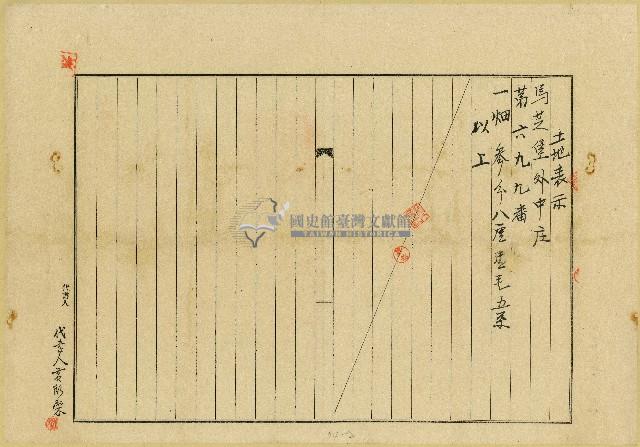 大正四年一月梁騎馬典權消滅登記申請書藏品圖，第2張