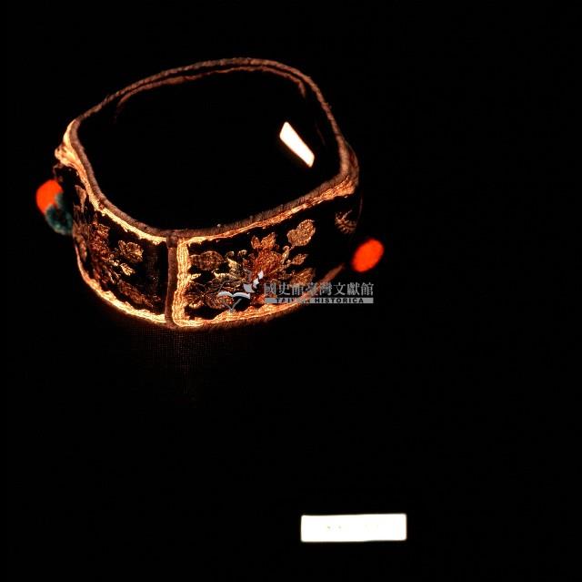 黑色蝴蝶刺繡童帽藏品圖，第2張