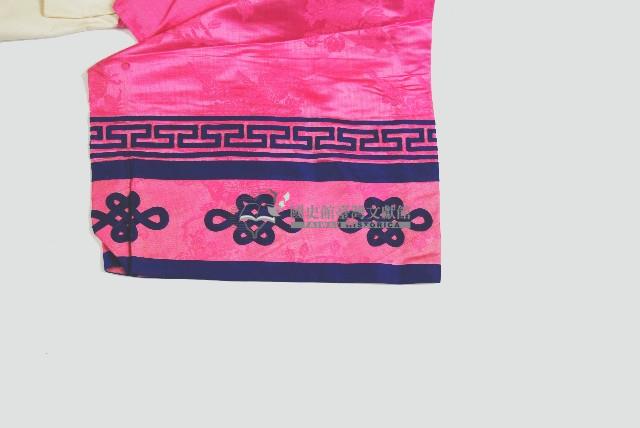 桃紅色迴紋長褲藏品圖，第2張