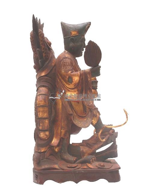 木雕濟公像藏品圖，第2張