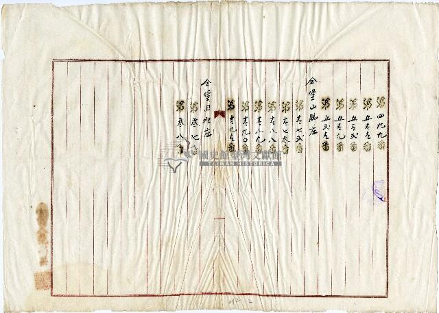 蔡允土地抵押委任書藏品圖，第2張