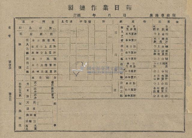 中華民國三十七年鹿港塩場辦事處給發公用腳踏車牌照價款之收據藏品圖，第2張