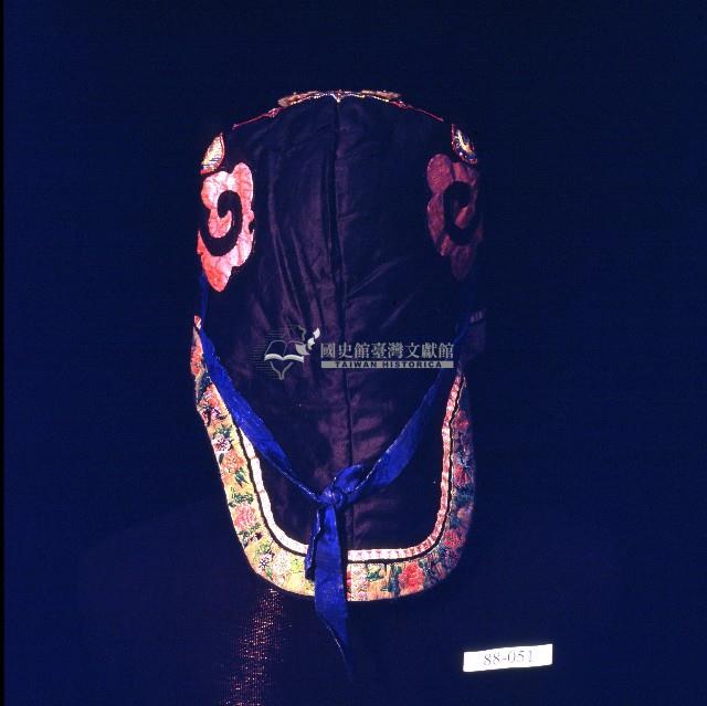 黑色動物紋繡樣童帽藏品圖，第2張