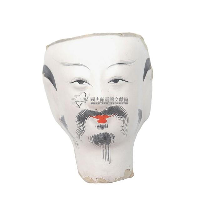 紙紮人臉孔紙糊面具藏品圖，第2張