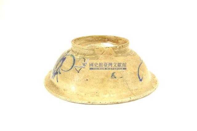 黃釉寫意紋大陶碗藏品圖，第2張