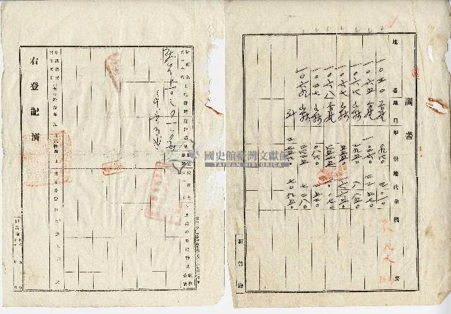 大正八年指令第二O七六七號藏品圖，第2張