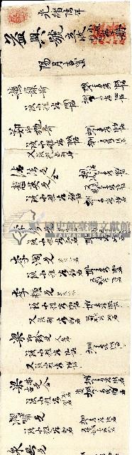 光緒陸年至七年之益興號立收小租利息□手冊藏品圖，第12張