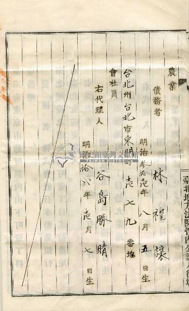 昭和八年林禮讓證書藏品圖，第12張