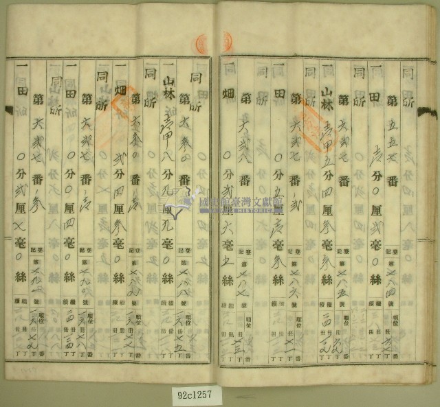 昭和二十年范朝燈登記名義人表示變更登記申請書藏品圖，第12張