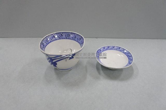 青花寫意葫蘆紋蓋杯（多組）藏品圖，第12張