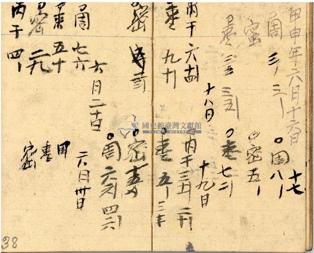 昭和十九年三級上茶葉組合帳簿藏品圖，第36張