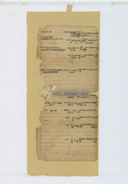 土庫大坪王家家族族譜帳冊等41頁藏品圖，第36張