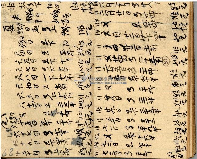 昭和十九年三級上茶葉組合帳簿藏品圖，第66張