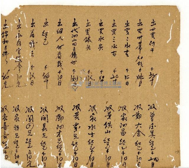 光緒十一年陳協和號出入數簿藏品圖，第46張