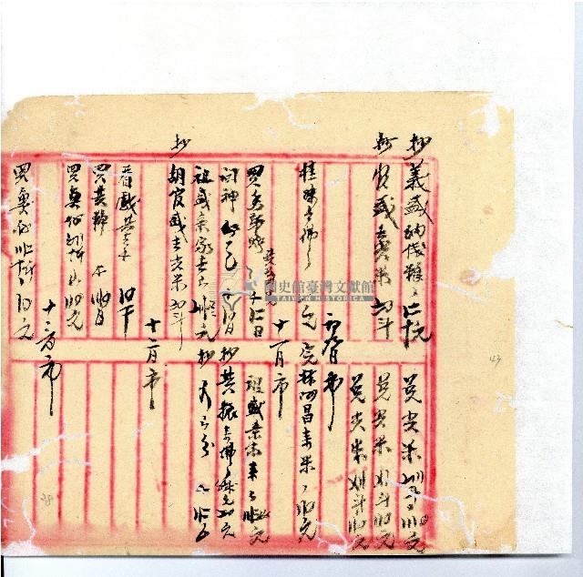 光緒廿二年廿三年廿五年協隆號日清簿藏品圖，第46張