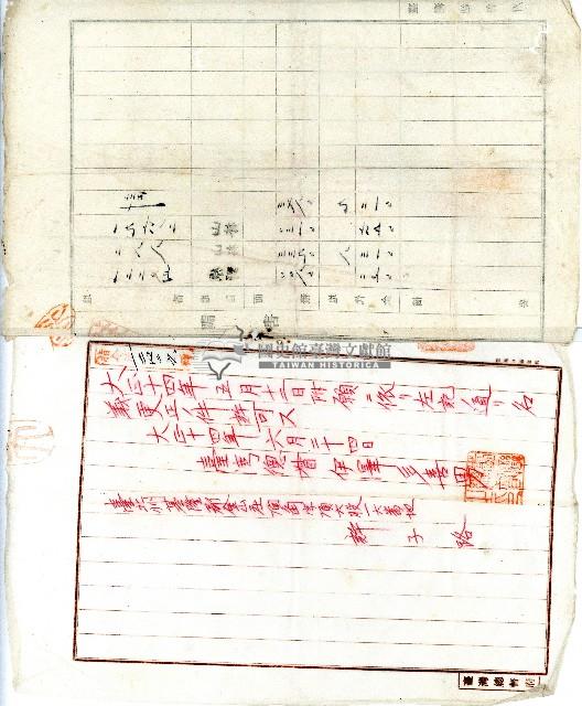 簡大利官有山林開墾許可指令藏品圖，第6張