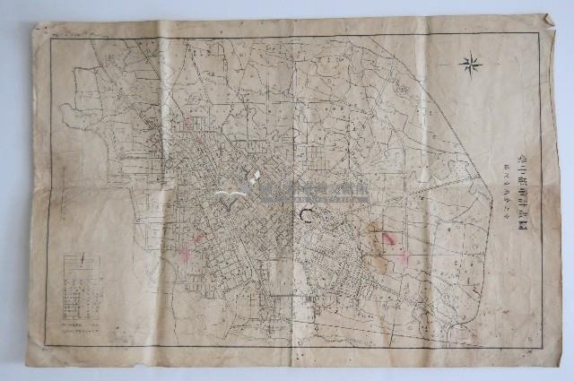 昭和十八年壹萬分之一臺中都市計畫圖藏品圖，第6張