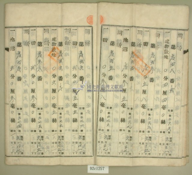 昭和二十年范朝燈登記名義人表示變更登記申請書藏品圖，第6張