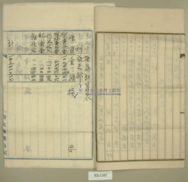 昭和十七年至昭和十八年新大物產公司收支決算書藏品圖，第6張