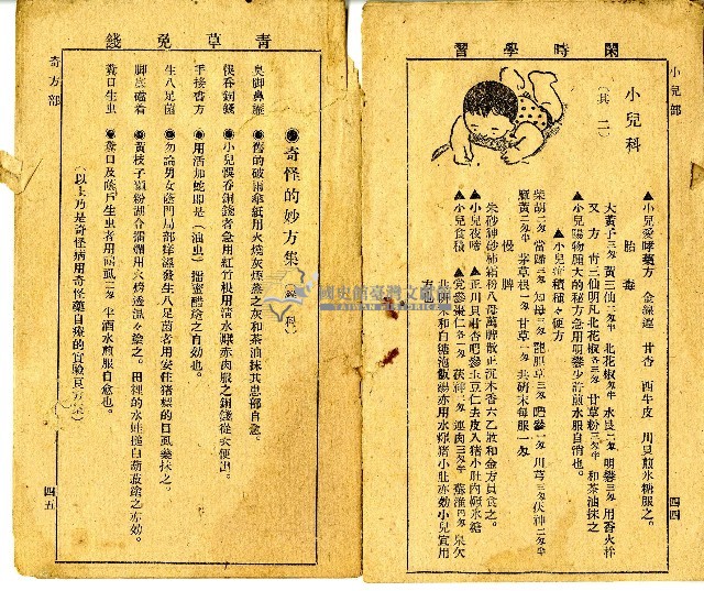 和漢草名對照表藏品圖，第16張